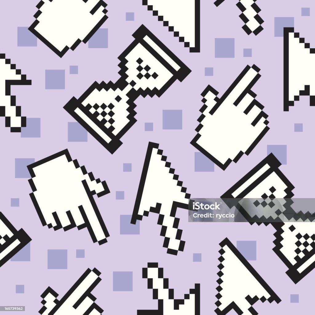 Mouse Pointer Pattern Pointer Seamless Pattern Stock Illustration - Download Image Now ...
