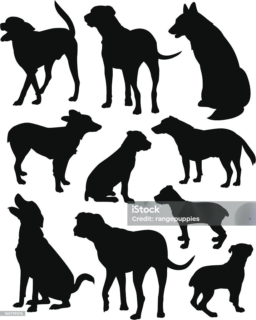 Więcej psy! - Grafika wektorowa royalty-free (Pies)