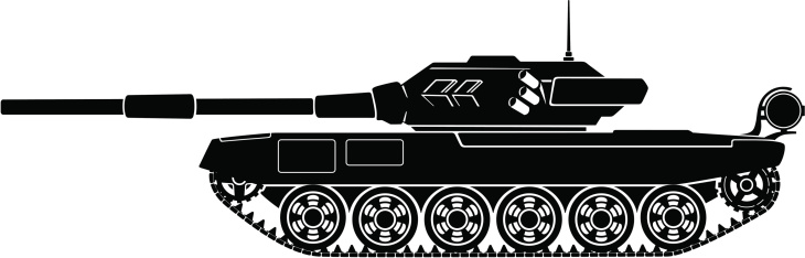 Abstract illustration of tank. Vector illustration. The archive consist of  EPS, PDF and hi-resolution JPG format.