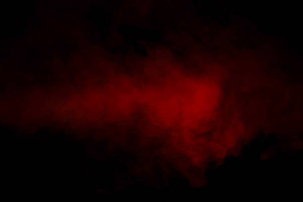 istock Orange and red steam on a black background. 1657402160