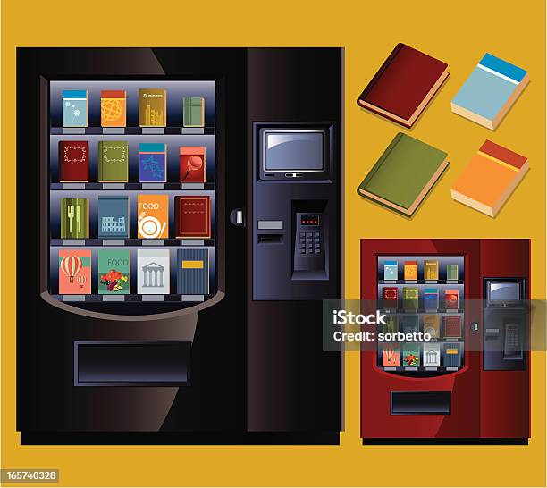 Buchen Sie Verkaufsautomat Stock Vektor Art und mehr Bilder von Verkaufsautomat - Verkaufsautomat, Buch, Leer