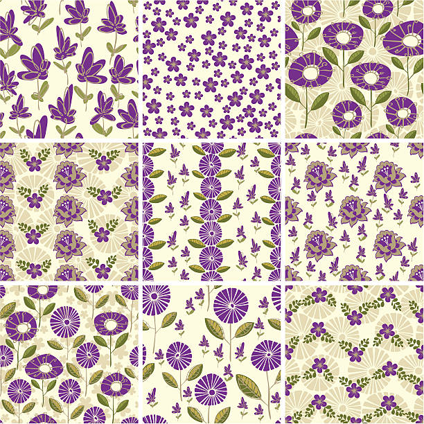 Seamless Floral Pattern vector art illustration