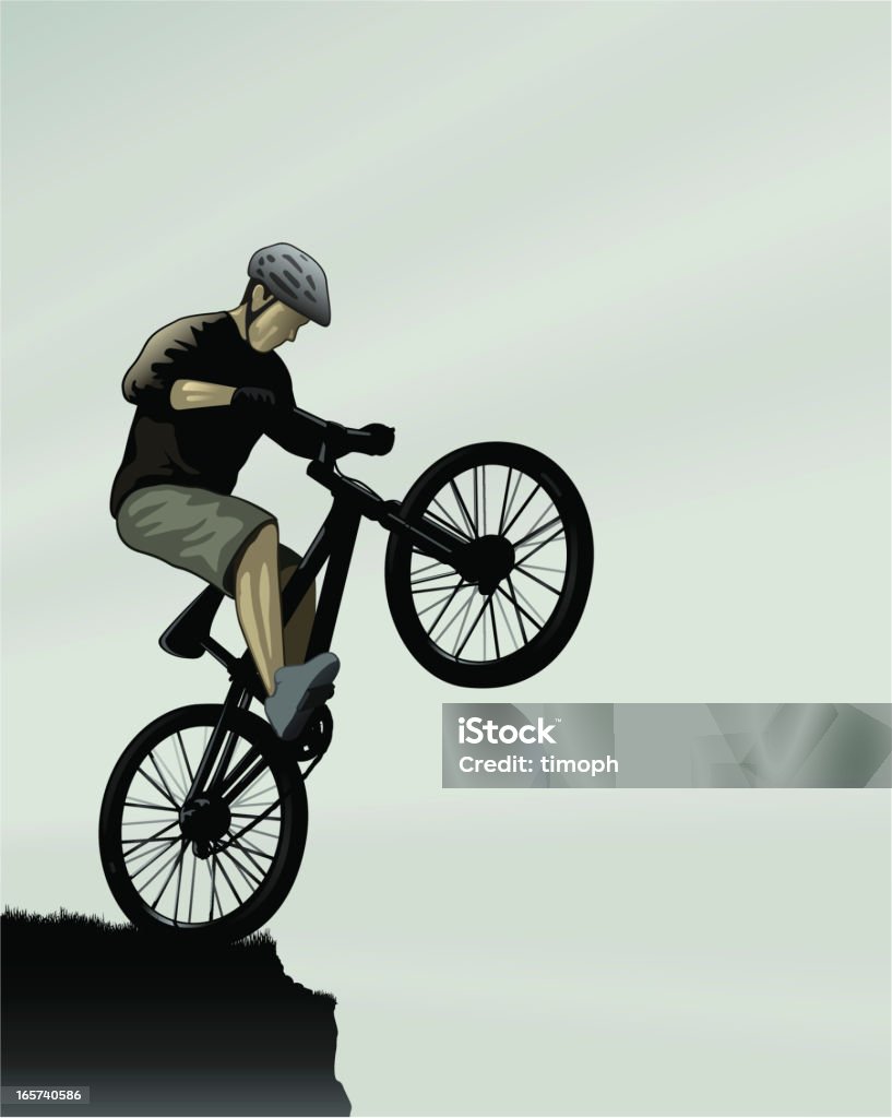 Borda de bicicleta - Vetor de Mountain Bike - Bicicleta royalty-free