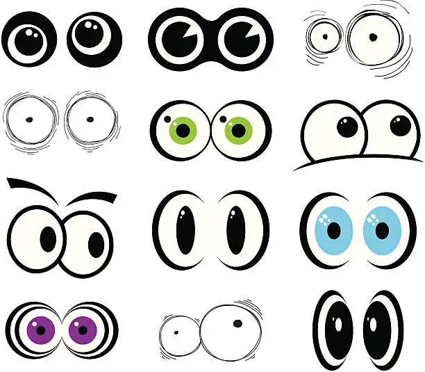Vector illustration of Eyes