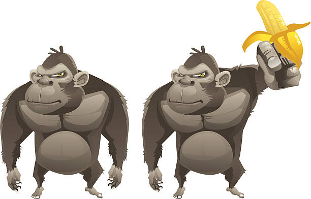 Gorilla Cartoon Stock Photos, Pictures & Royalty-Free Images - iStock