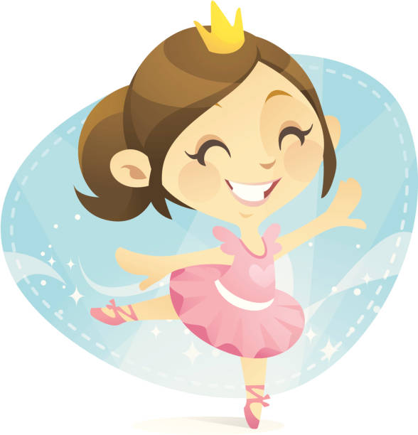 Ballet Princess vector art illustration