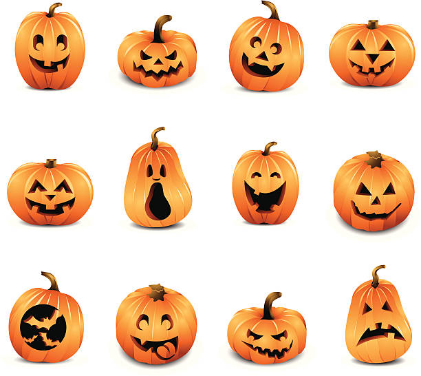 ilustraciones, imágenes clip art, dibujos animados e iconos de stock de conector hembra-o-lanterns - mouth open illustrations