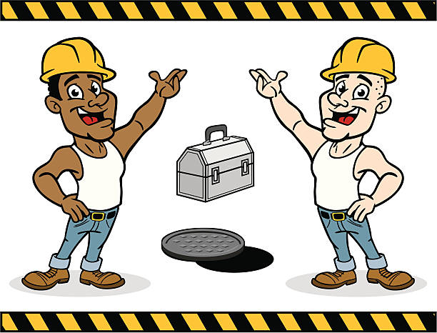 ilustraciones, imágenes clip art, dibujos animados e iconos de stock de construcción guys - lunch box construction black