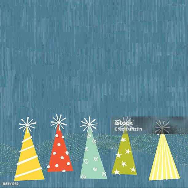 Party Hats Stock Illustration - Download Image Now - Party Hat, Blue, Backgrounds