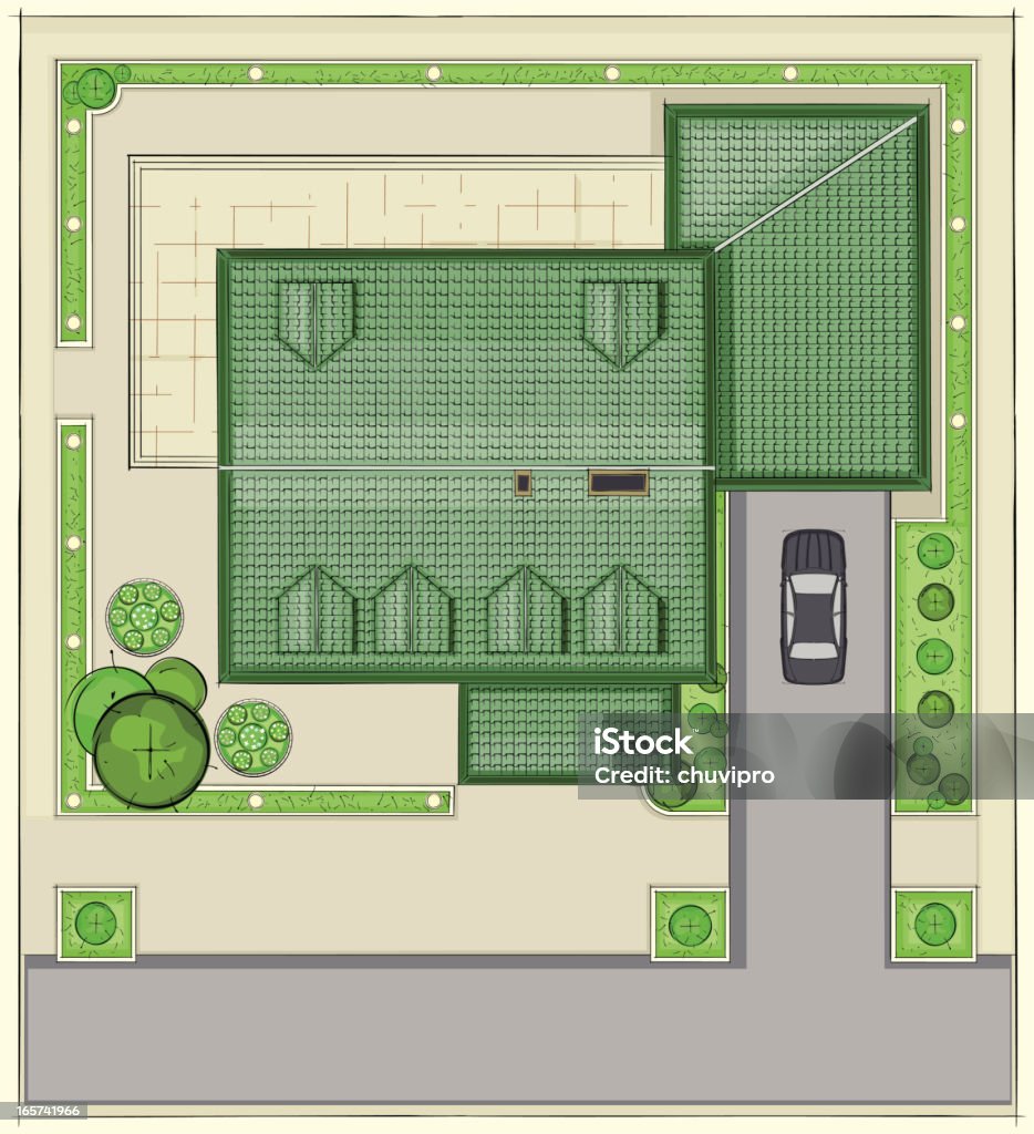 Top Plan Vector House Top Plan Stock Illustration - Download Image Now - Community ...