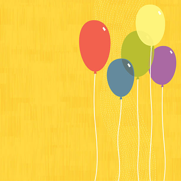 Party Balloons vector art illustration