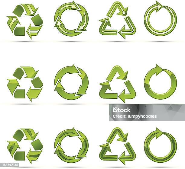 Ilustración de Símbolo De Reciclaje y más Vectores Libres de Derechos de Bicicleta - Bicicleta, Clip Art, Cuestiones ambientales