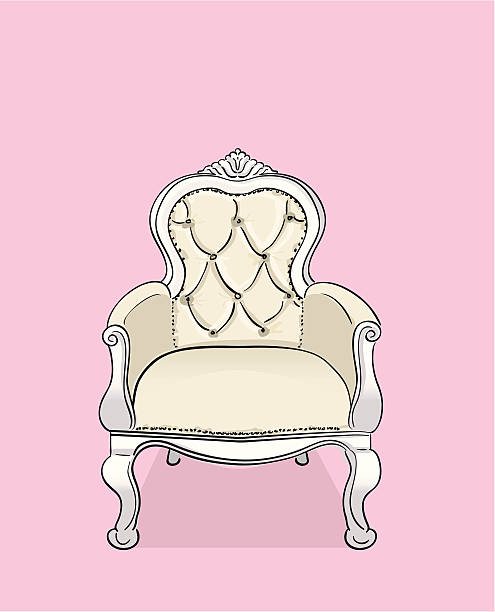 椅子 - louis xvi点のイラスト素材／クリップアート素材／マンガ素材／アイコン素材