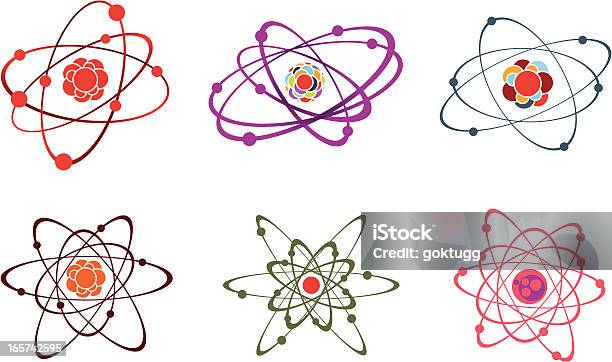 Atome Vecteurs libres de droits et plus d'images vectorielles de Atome - Atome, En orbite autour, Proton