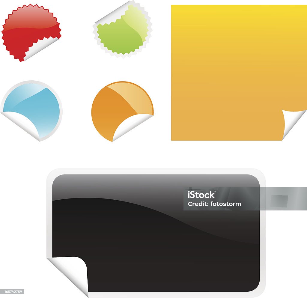 Various Sticker Various Stickers Stock Illustration - Download Image Now - Badge ...