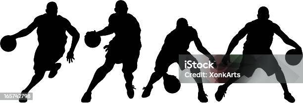 Anatomy Of A Crossover Stock Illustration - Download Image Now - Basketball - Sport, In Silhouette, Basketball - Ball