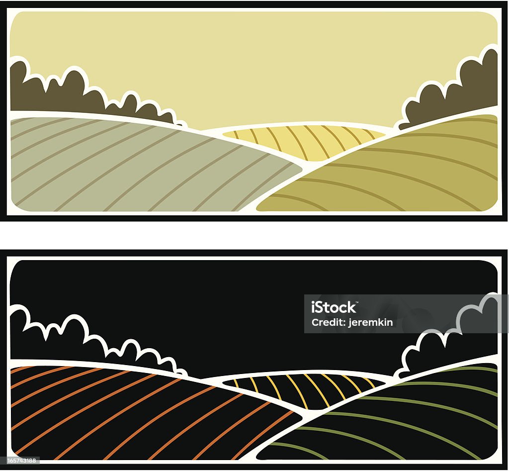 Farmland - clipart vectoriel de Agriculture libre de droits