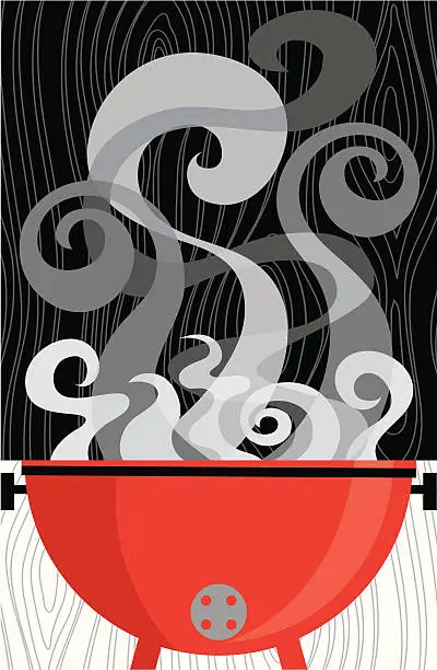 Vector illustration of Smokin Barbecue