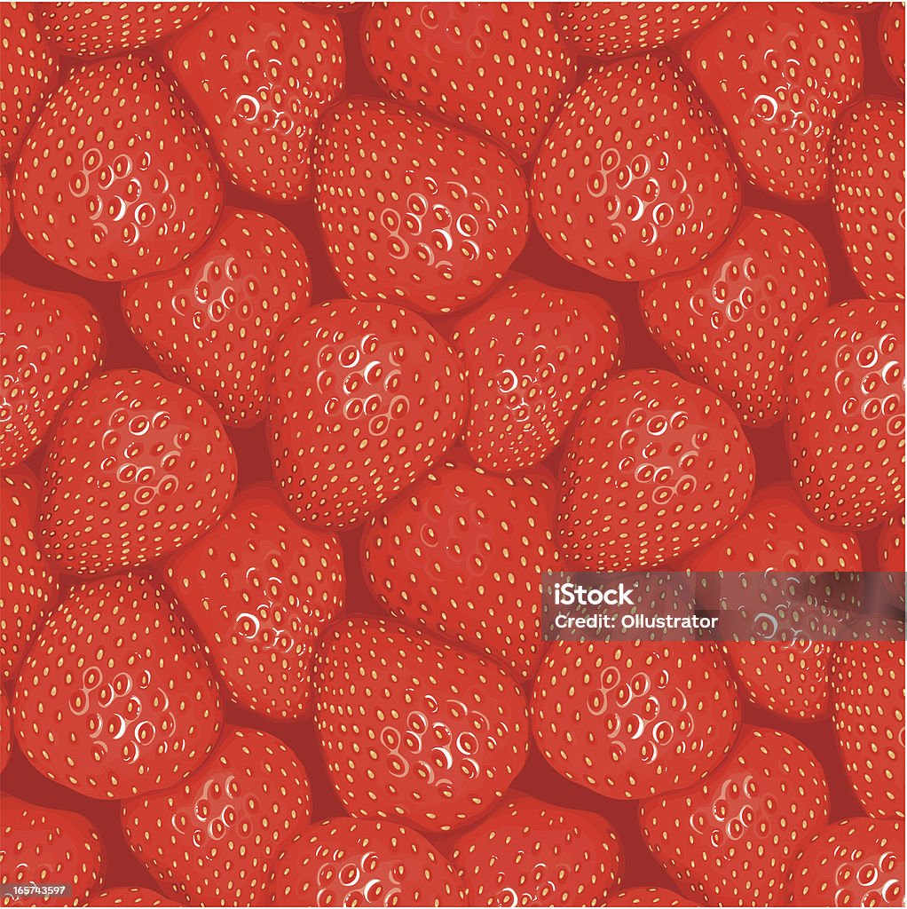 Seamless strawberries pattern Delicious looking, seamless strawberries pattern. Strawberry stock vector