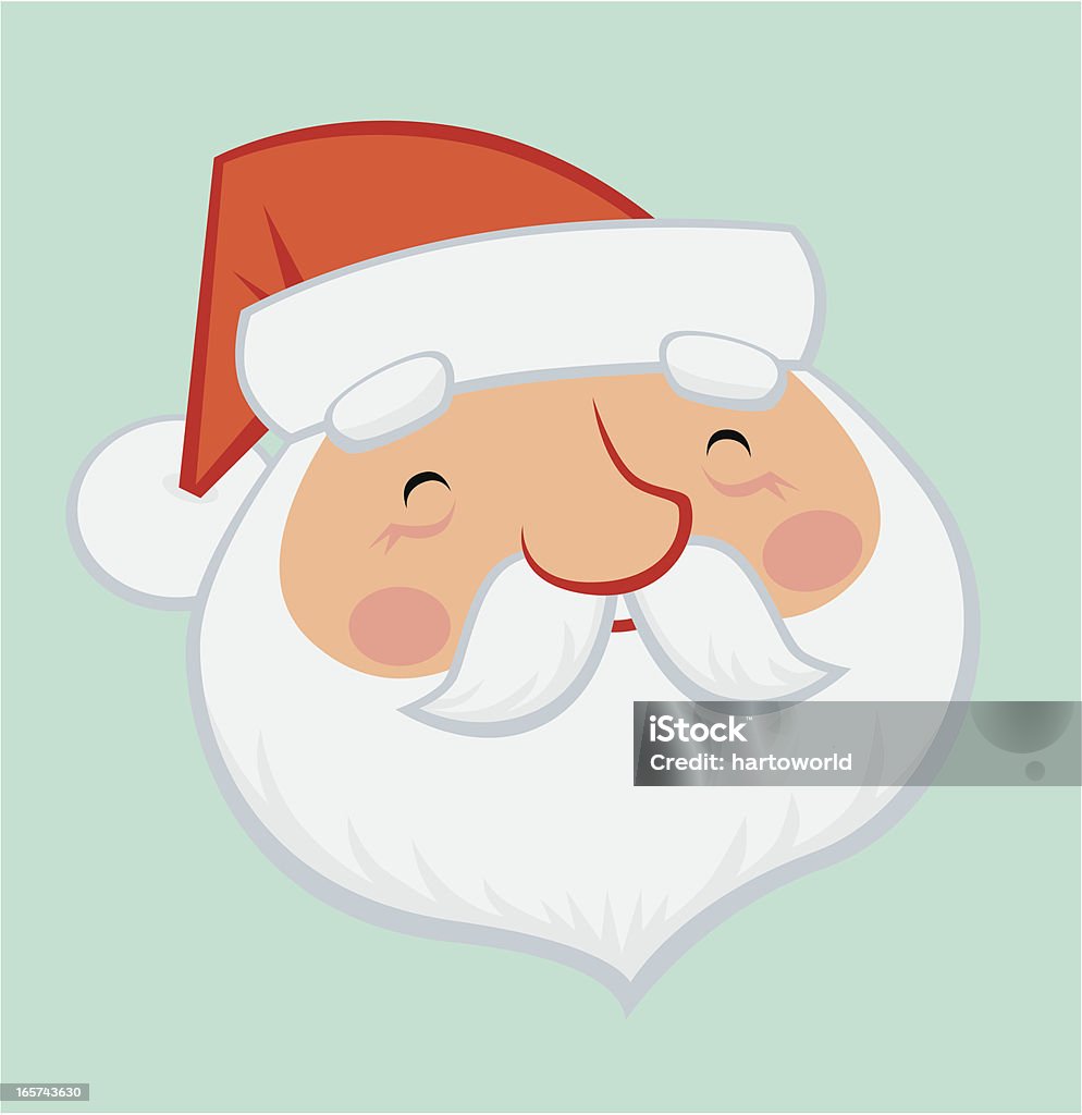 Happy Santa - clipart vectoriel de Père Noël libre de droits