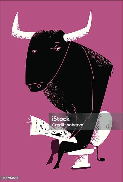 Mesmo Velhas Bull - Arte vetorial de stock e mais imagens de Touro - Animal macho - Touro - Animal macho, Ler, Humor