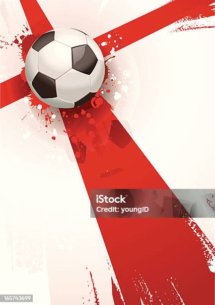 Anglia Piłka Nożna W Tle - Stockowe grafiki wektorowe i więcej obrazów Piłka nożna - Sport drużynowy - Piłka nożna - Sport drużynowy, Anglia, Piłka nożna - Piłka