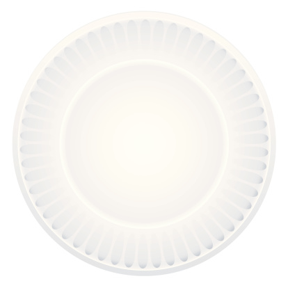 A Paper Plate on a transparent background.