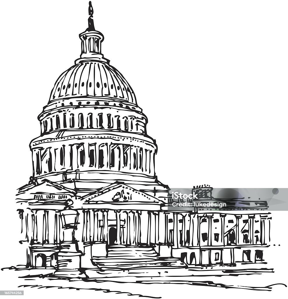 国会議事堂 - アメリカ国務省のロイヤリティフリーベクトルアート