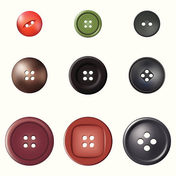 buttons vector art illustration