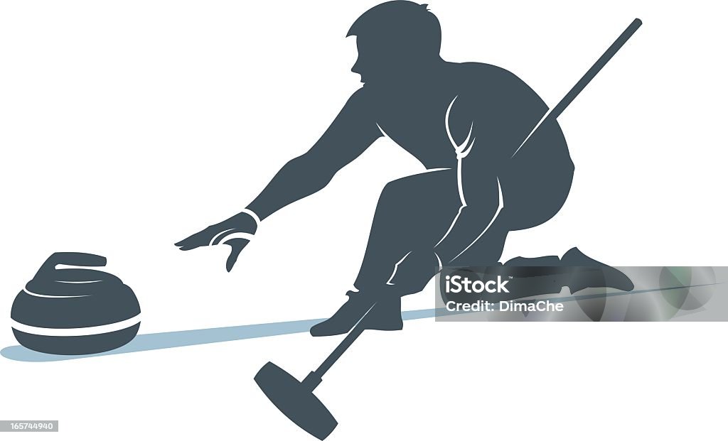 Curling - clipart vectoriel de Glace libre de droits