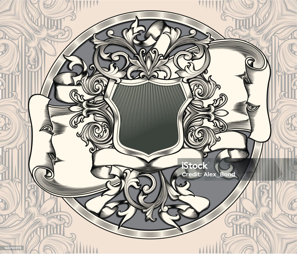Old Emblem Example Old Emblem Stock Illustration - Download Image Now - Abstract, Antique ...