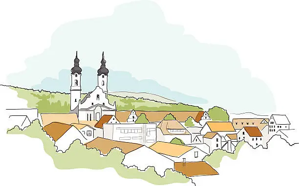 Vector illustration of Bavaria Sketch