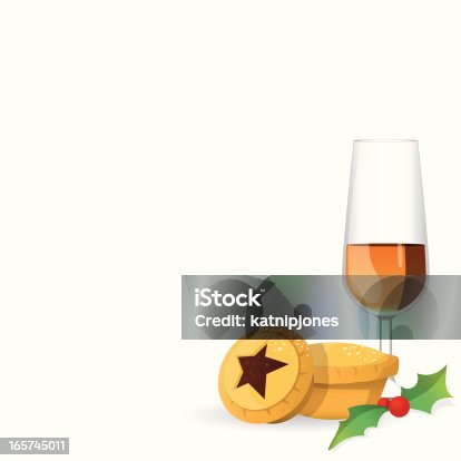 istock Mince Pie and Sherry for Santa 165745011