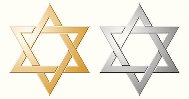davidstern - davidstern stock-grafiken, -clipart, -cartoons und -symbole