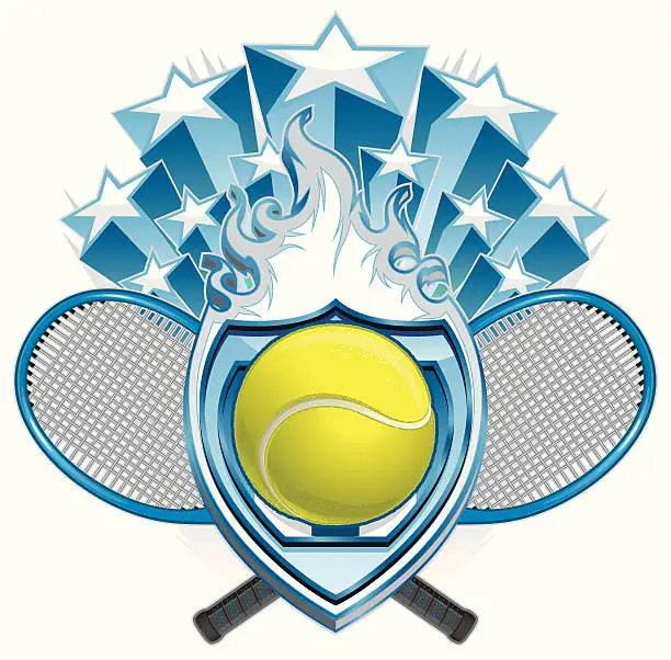 Vector illustration of Tennis Design