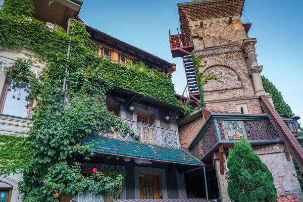 istock Tower at Marionette Theatre square in Tbilisi 1657455424