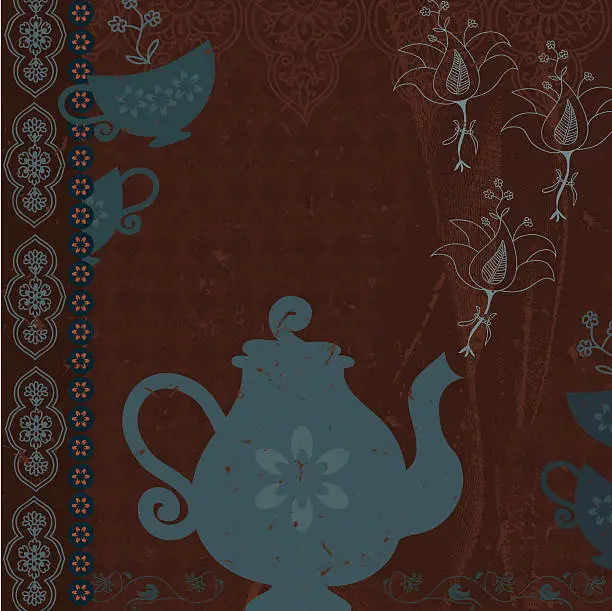 Vector illustration of Dreamscape - Tea