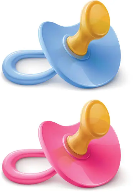 Vector illustration of Pacifier