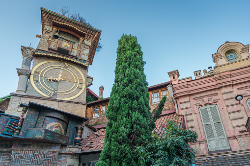 Tower at Marionette Theatre square in Tbilisi, Georgia