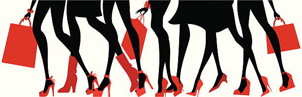 ilustrações de stock, clip art, desenhos animados e ícones de cool sapatos - stiletto pump shoe shoe high heels