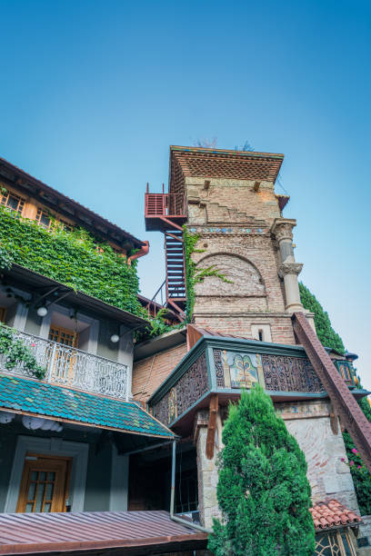 istock Tower at Marionette Theatre square in Tbilisi 1657459185