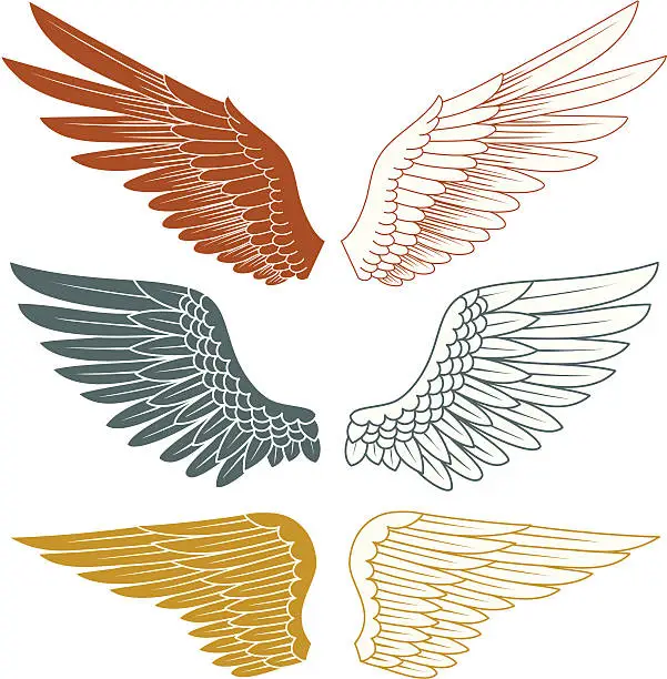 Vector illustration of Vector Wings