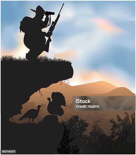 Unsuccessful Hunter Stock Illustration - Download Image Now - Hunter, Hunting - Sport, Illustration