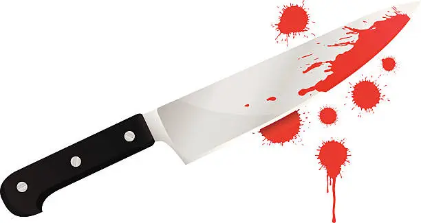 Vector illustration of knife
