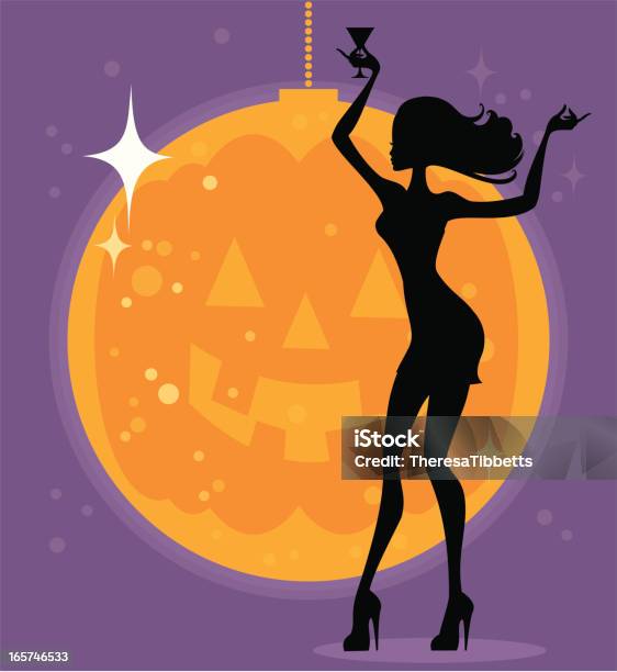 Halloween Disco Stock Illustration - Download Image Now - Dancing, Halloween, Adult