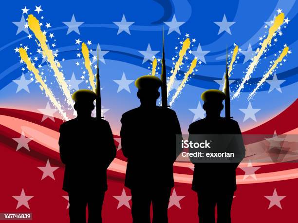 Jour De Lindépendance Vecteurs libres de droits et plus d'images vectorielles de US Veteran's Day - US Veteran's Day, Fond, Armée