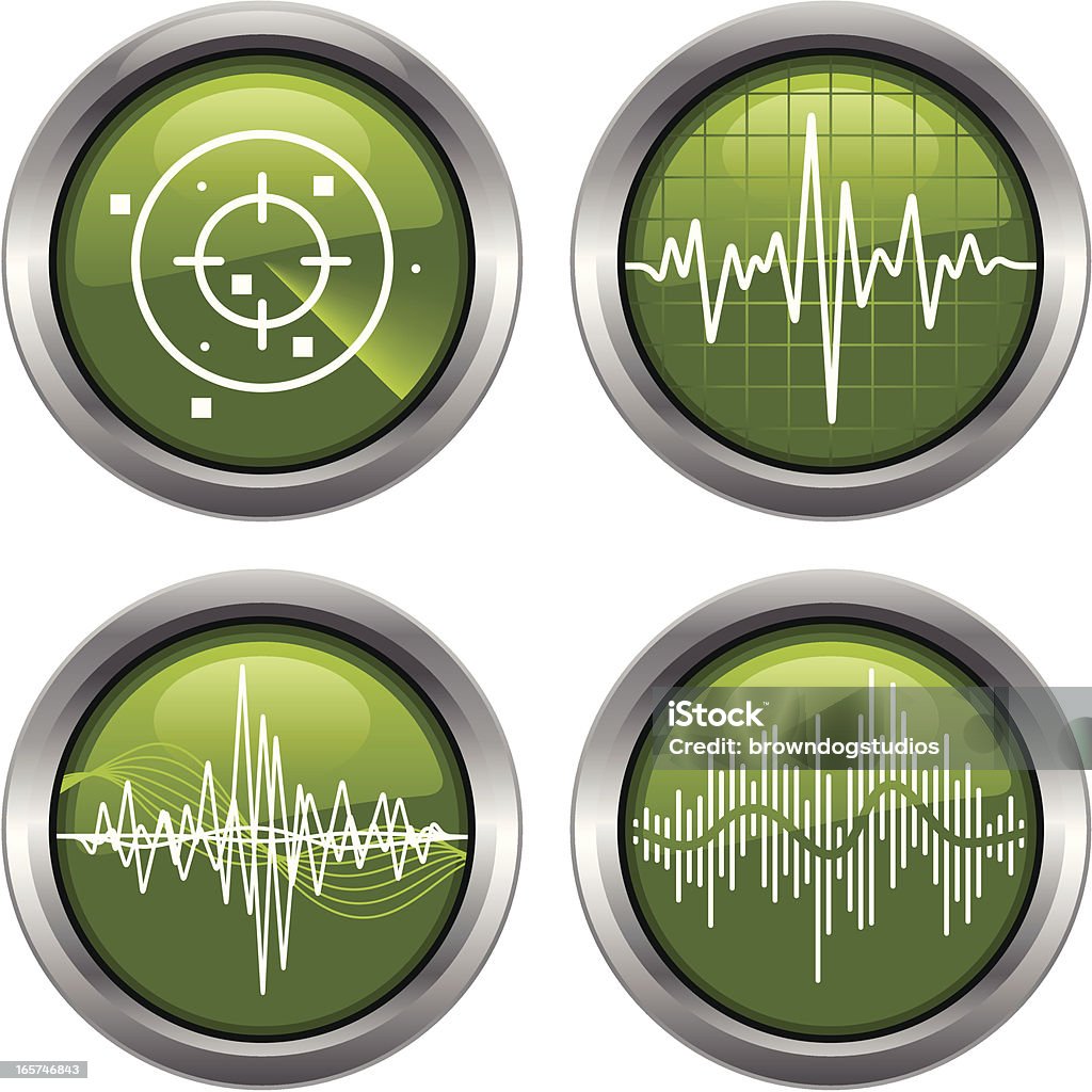 Radio Wave Jauges - clipart vectoriel de Compteur libre de droits