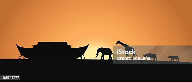 Noahs Ark Stock Illustration - Download Image Now - Ark, Animal, Illustration