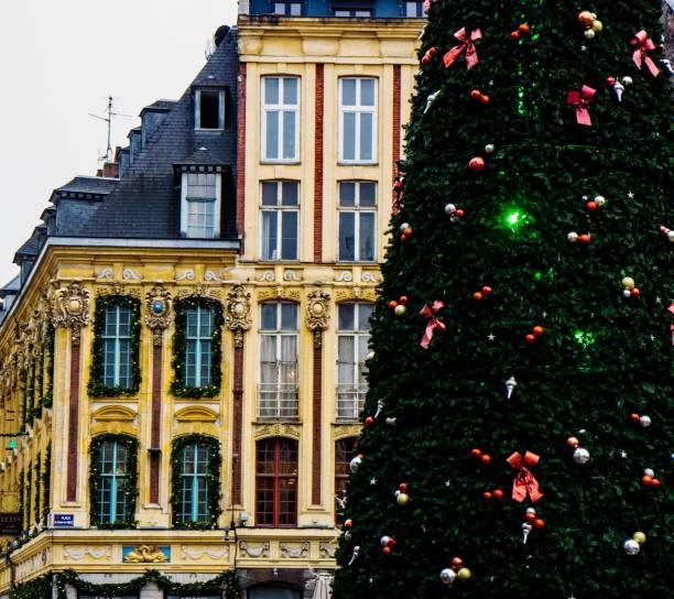 istock Christmas decorations in Lille 1657473333