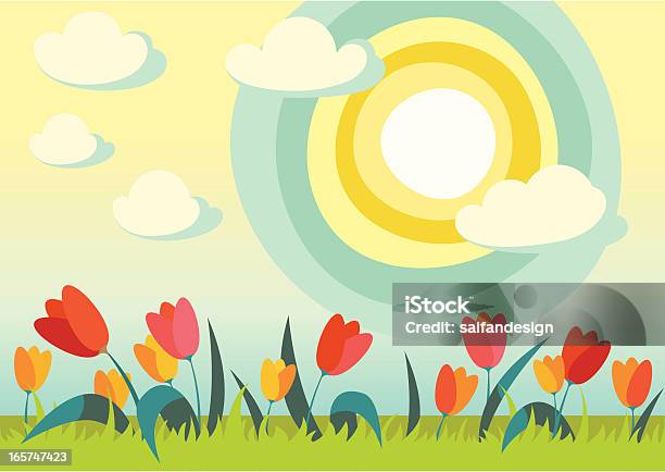 Osterncard Stock Vektor Art und mehr Bilder von Blume - Blume, Ostern, Wiese